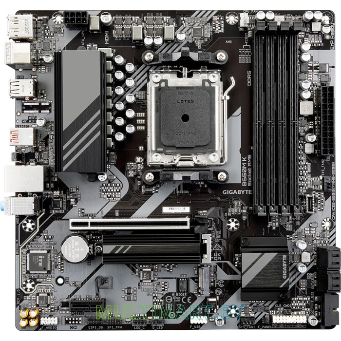 Материнская плата Gigabyte B650M K (rev. 1.0)
